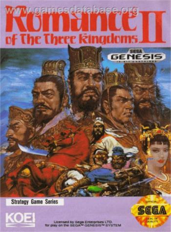 Cover Romance of the Three Kingdoms II for Genesis - Mega Drive